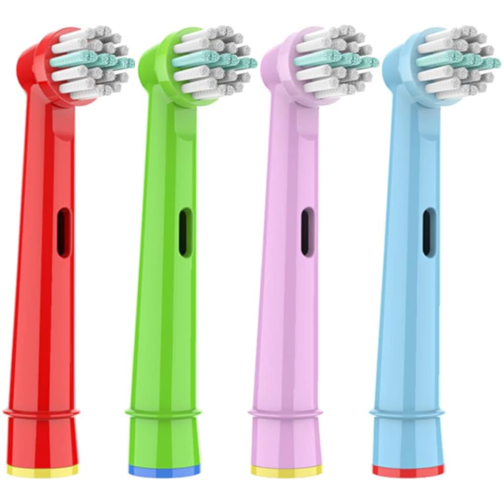 MAYCREATE 4Pcs Kid Use Replacement Toothbrush Head for OralB Children Electric Toothbrush Electric Toothbrush Replacement Heads Multicolour Soft Dupont Bristles Toothbrush Head MAYCREATE 4Pcs Kid Use Replacement Toothbrush Head for OralB Children Electric Toothbrush Electric Toothbrush Replacement Heads Multicolour Soft Dupont Bristles Toothbrush Head
